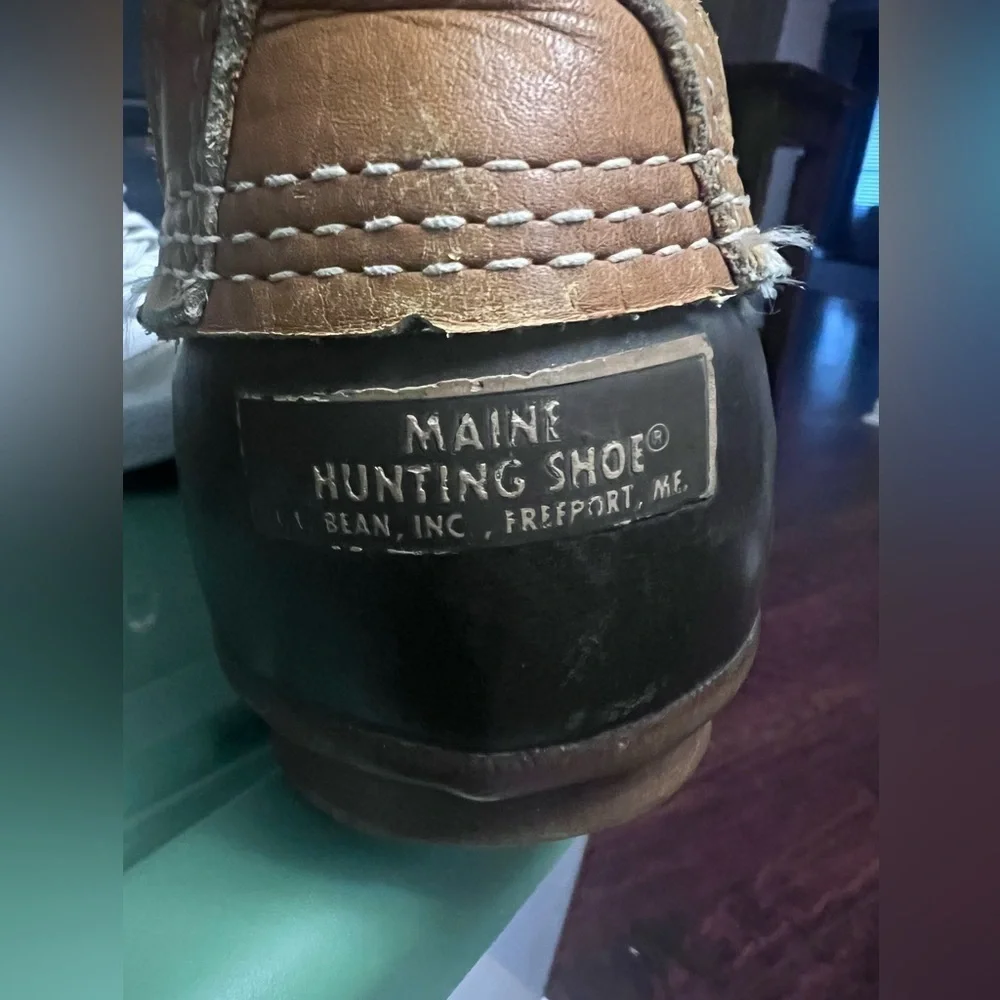 Vintage 1970s LL Bean Men Sz 10 M Maine Hunting Shoe 10